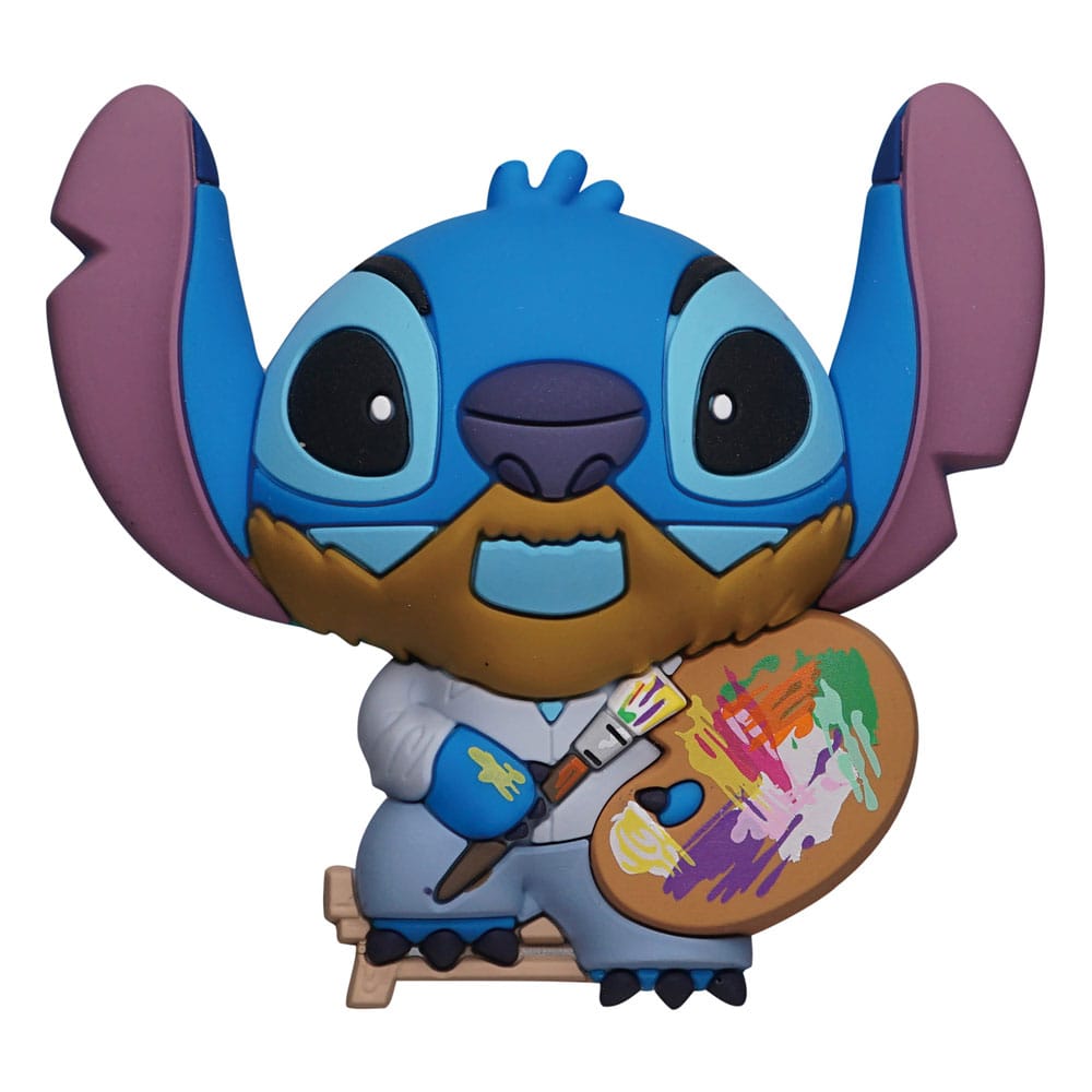 Aimant 3D Stitch artiste peintre Monogram