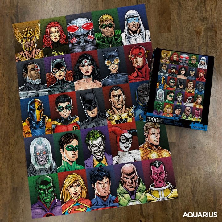 Puzzle DC Comics Visages 1000 pièces - Aquarius