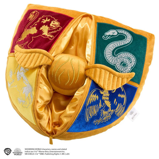 Peluche Harry Potter - Blason de Poudlard et Vif d’or