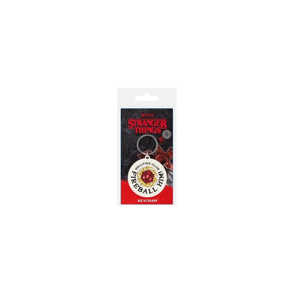 Stranger Things: Fireball Him Keychain