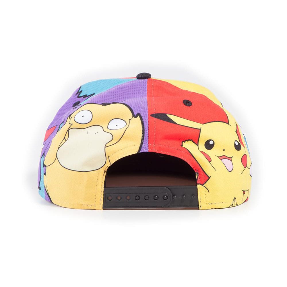 Pokemon Snapback Cap – Multi Pop Art