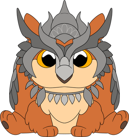 Armored Owlbear Plush (9in)