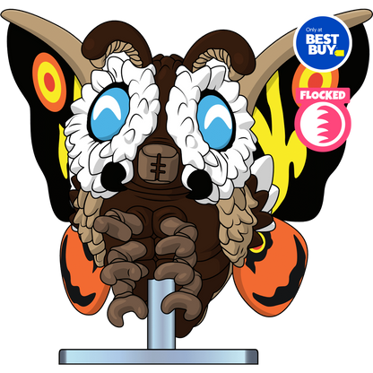 Mothra beflockt