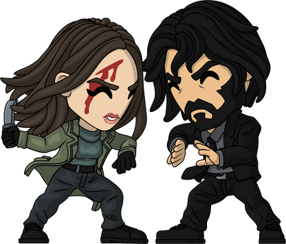 Die Ballerina und John Wick