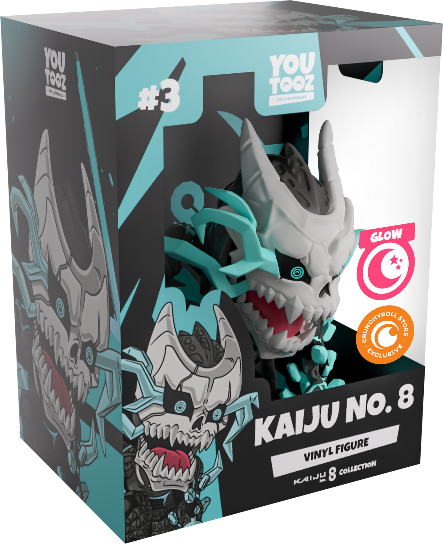 Im Dunkeln leuchtender Kaiju Nr. 8