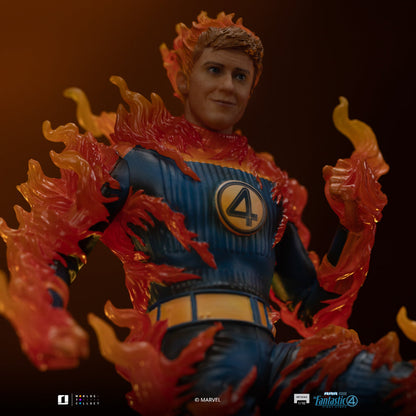 Statue Human Torch (Blue Suit Variant) - Fantastic Four - Art Scale 1/10 - Die Fantastischen Vier