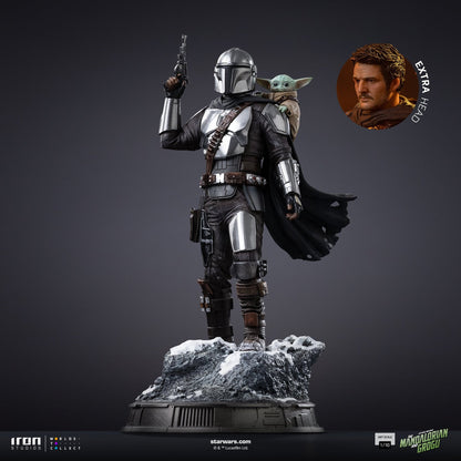 Statue Mandalorian und Grogu – The Mandalorian und Grogu Film – Art Scale 1/10 – The Mandalorian & Grogu