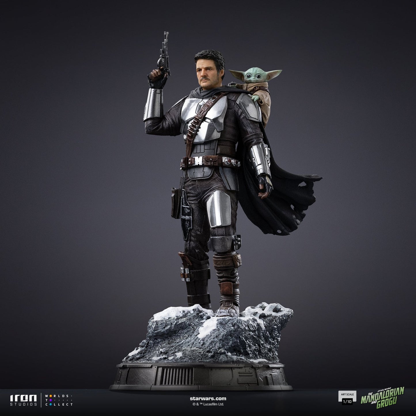Statue Mandalorian und Grogu – The Mandalorian und Grogu Film – Art Scale 1/10 – The Mandalorian & Grogu