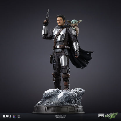 Statue Mandalorian und Grogu – The Mandalorian und Grogu Film – Art Scale 1/10 – The Mandalorian & Grogu