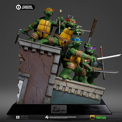 Statue TMNT 1st Cover Set (Signed Version) – Teenage Mutant Ninja Turtles – Art Scale 1/10