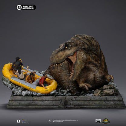 T-Rex River Scene Statue - Jurassic World: Rebirth - Demi Art Scale 1/20