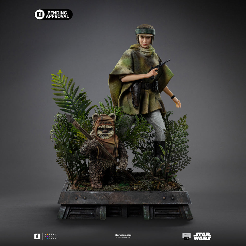 Statue Leia und Wicket – Star Wars Episode VI – Art Scale 1/10