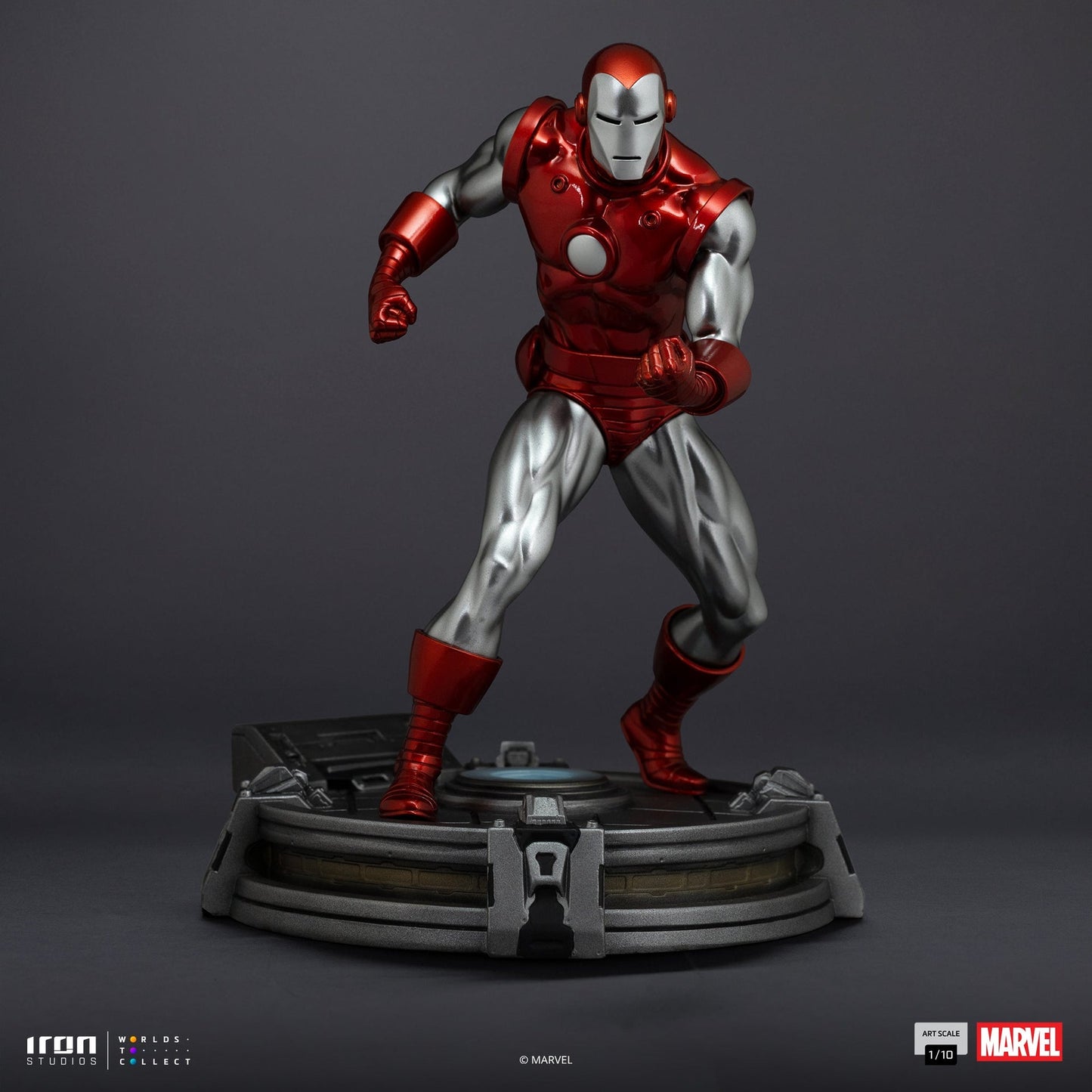Iron Man Rot & Chrom Statue - Marvel Comics - Art Scale 1/10