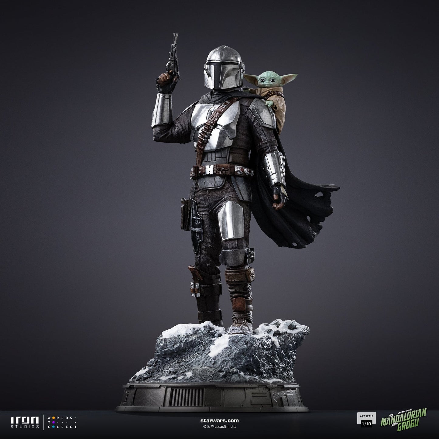 Statue Mandalorian und Grogu – The Mandalorian und Grogu Film – Art Scale 1/10 – The Mandalorian & Grogu