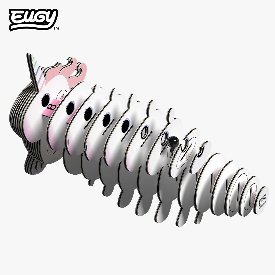 Maquette 3D EUGY 014 Licorne – pièces avant assemblage