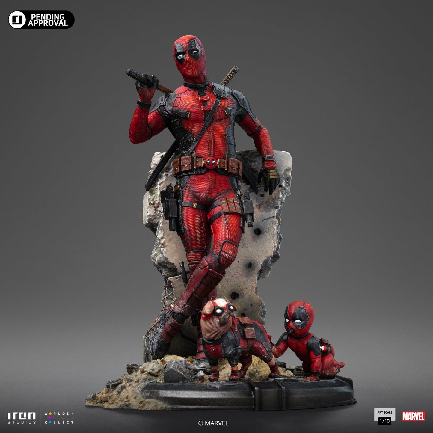 Deadpool Statue - Deadpool & Wolverine - Art Scale 1/10