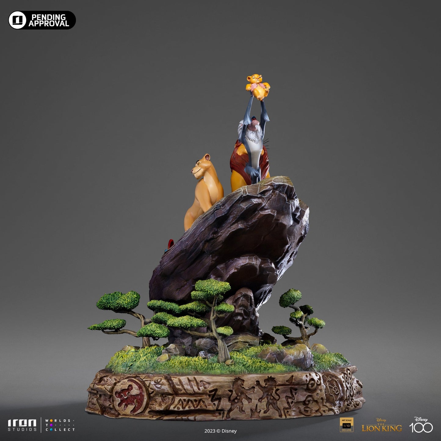 Statue Lion King Deluxe - Disney 100th - Der König der Löwen - Art Scale 1/10 - Disney Classics