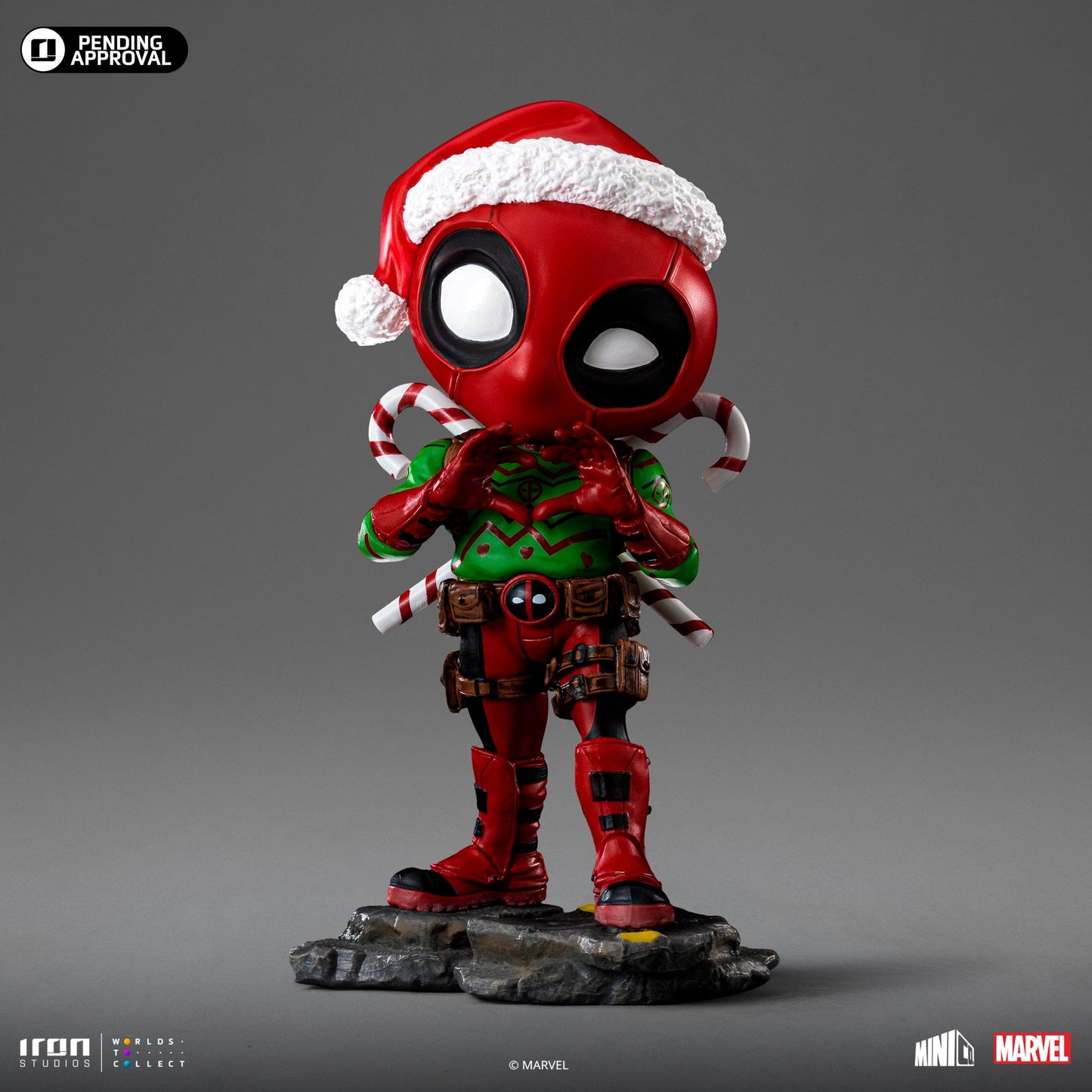 Figurine Deadpool (Holidays Version) - Marvel Comics - Mini Co.