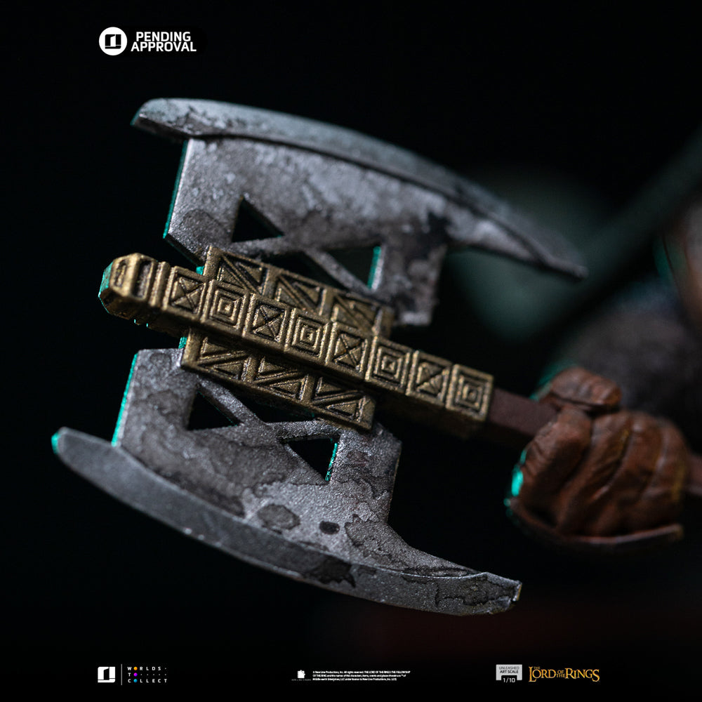Statue Gimli Unleashed - The Lord of the Rings - Art Scale 1/10