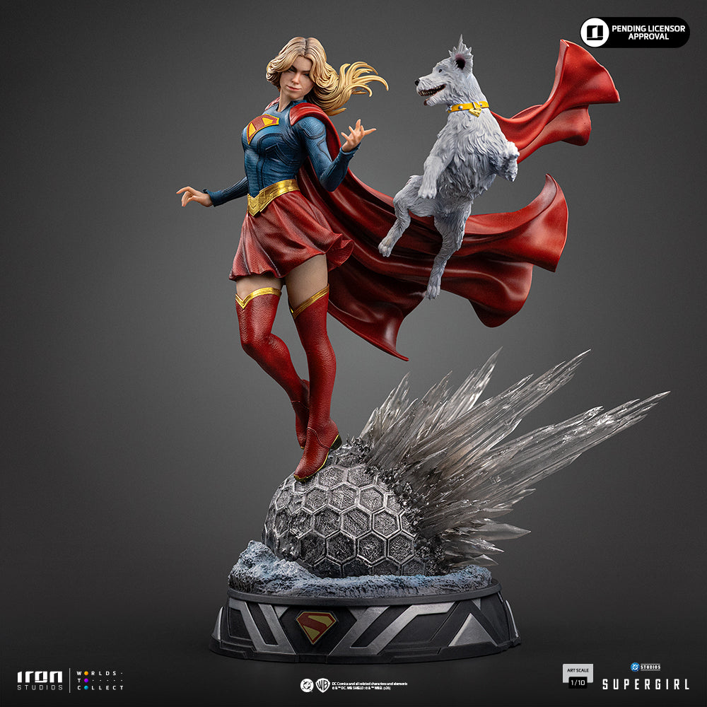 Statue Supergirl & Krypto – Supergirl Movie – Art Scale 1/10 – DC Comics