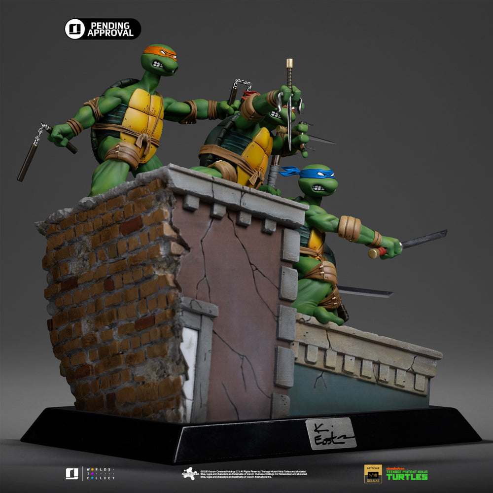 Statue TMNT 1st Cover Set (Signed Version) – Teenage Mutant Ninja Turtles – Art Scale 1/10