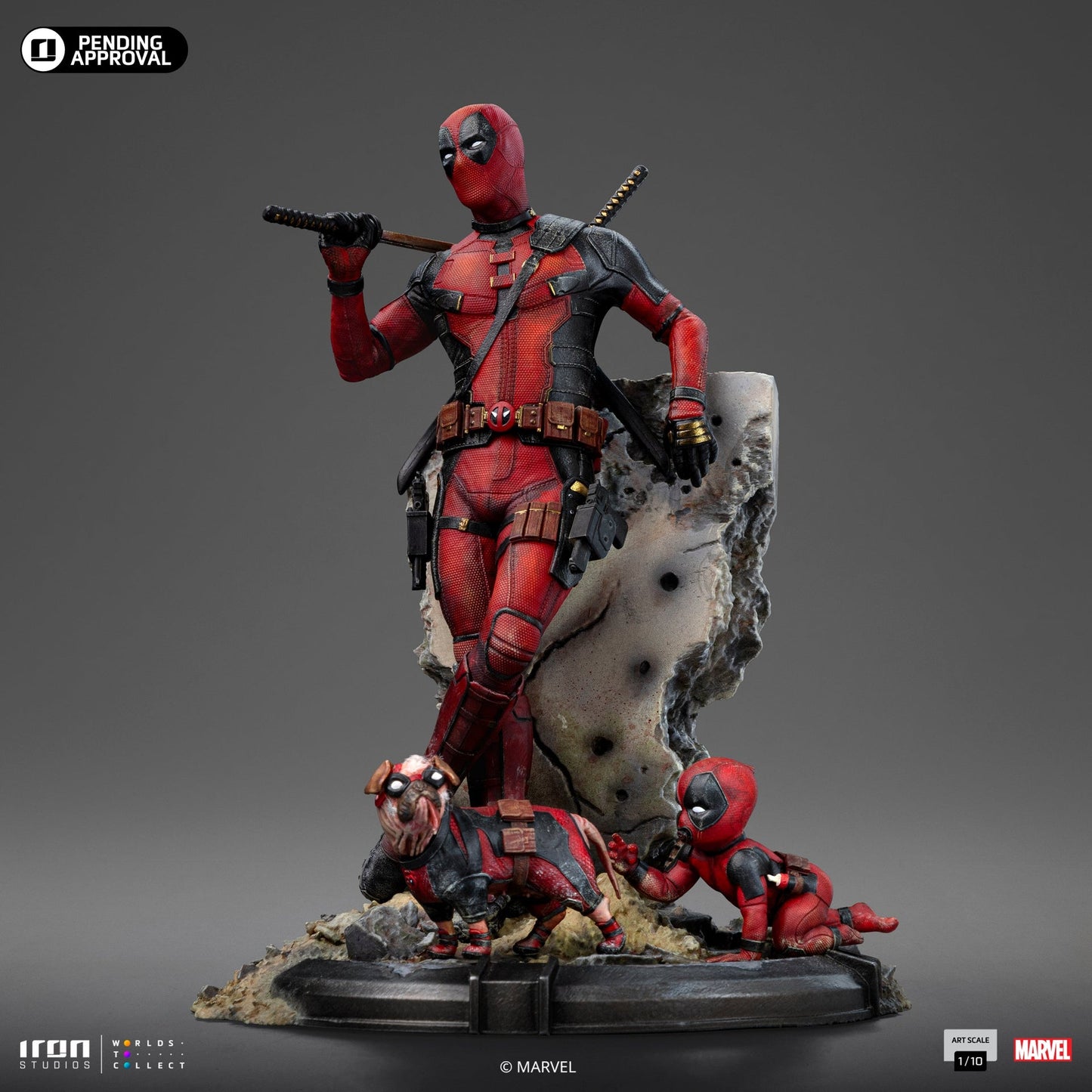Deadpool Statue - Deadpool & Wolverine - Art Scale 1/10