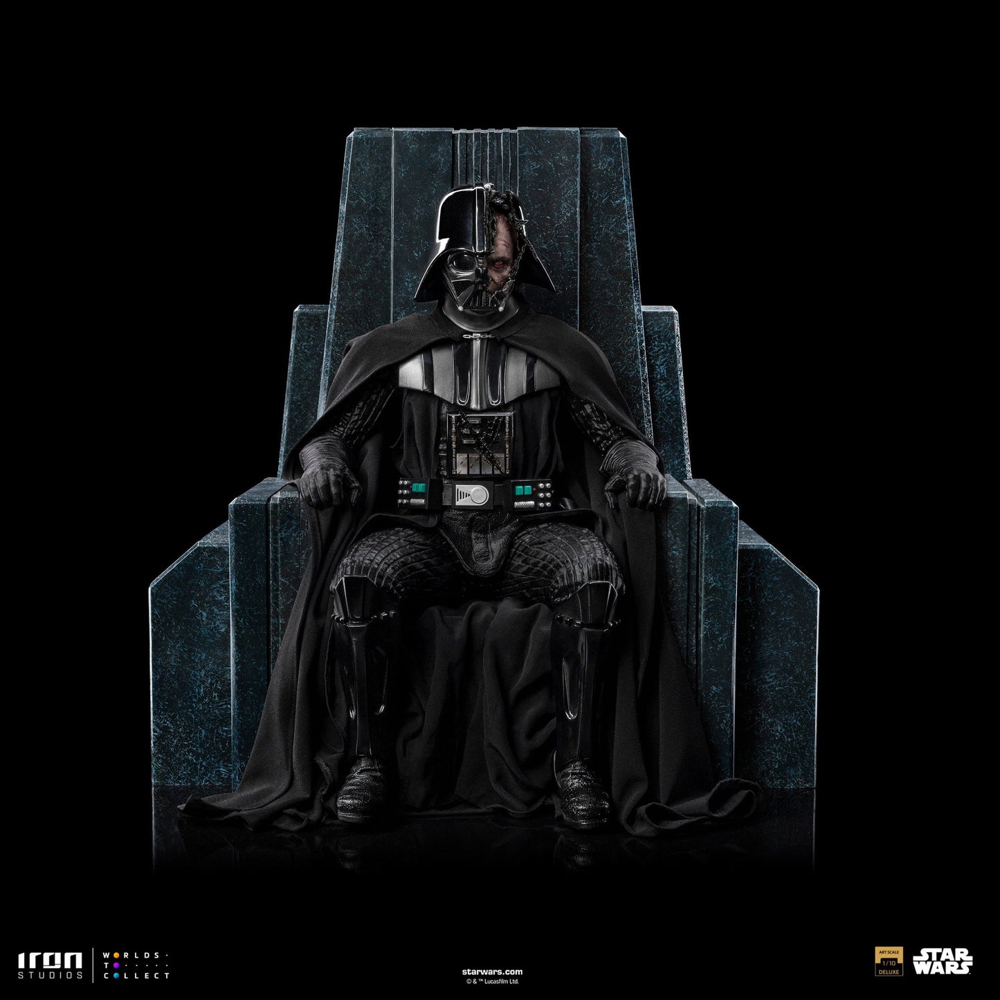 Statue Darth Vader auf Thron – Star Wars: Obi-Wan Kenobi Serie – Art Scale 1/10