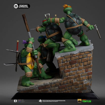 Statue TMNT 1st Cover Set (Signed Version) – Teenage Mutant Ninja Turtles – Art Scale 1/10