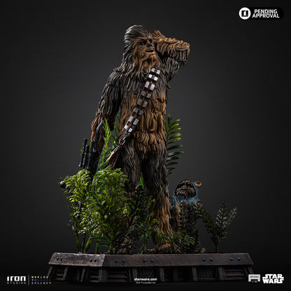 Statue Chewbacca and Tokkat - Star Wars - Art Scale 1/10