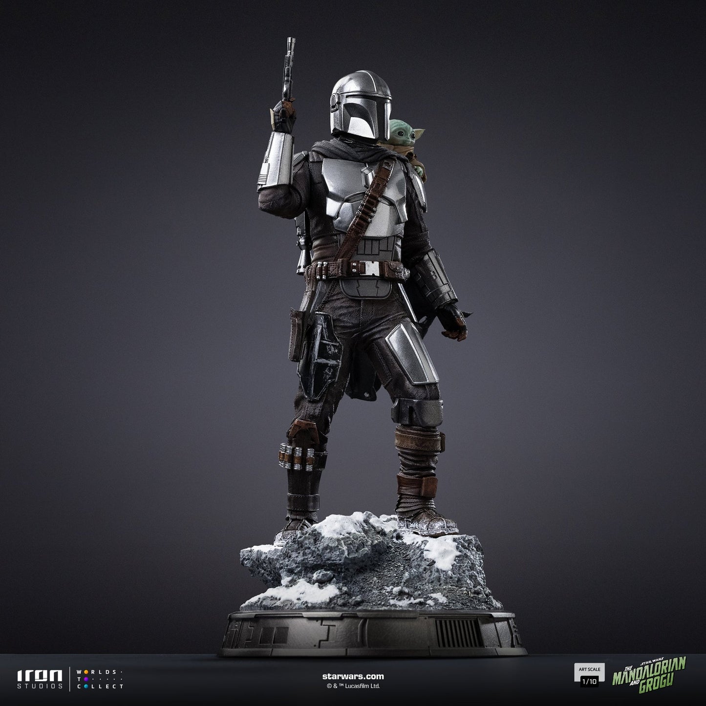 Statue Mandalorian und Grogu – The Mandalorian und Grogu Film – Art Scale 1/10 – The Mandalorian & Grogu