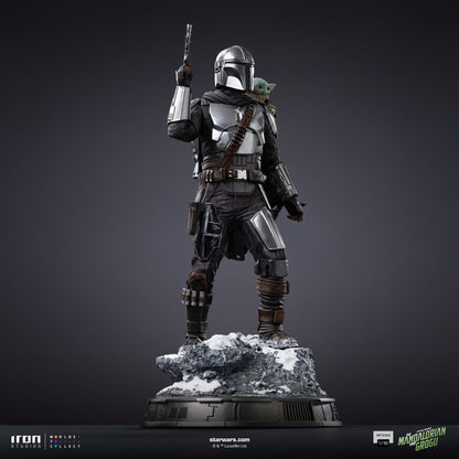 Statue Mandalorian und Grogu – The Mandalorian und Grogu Film – Art Scale 1/10 – The Mandalorian & Grogu