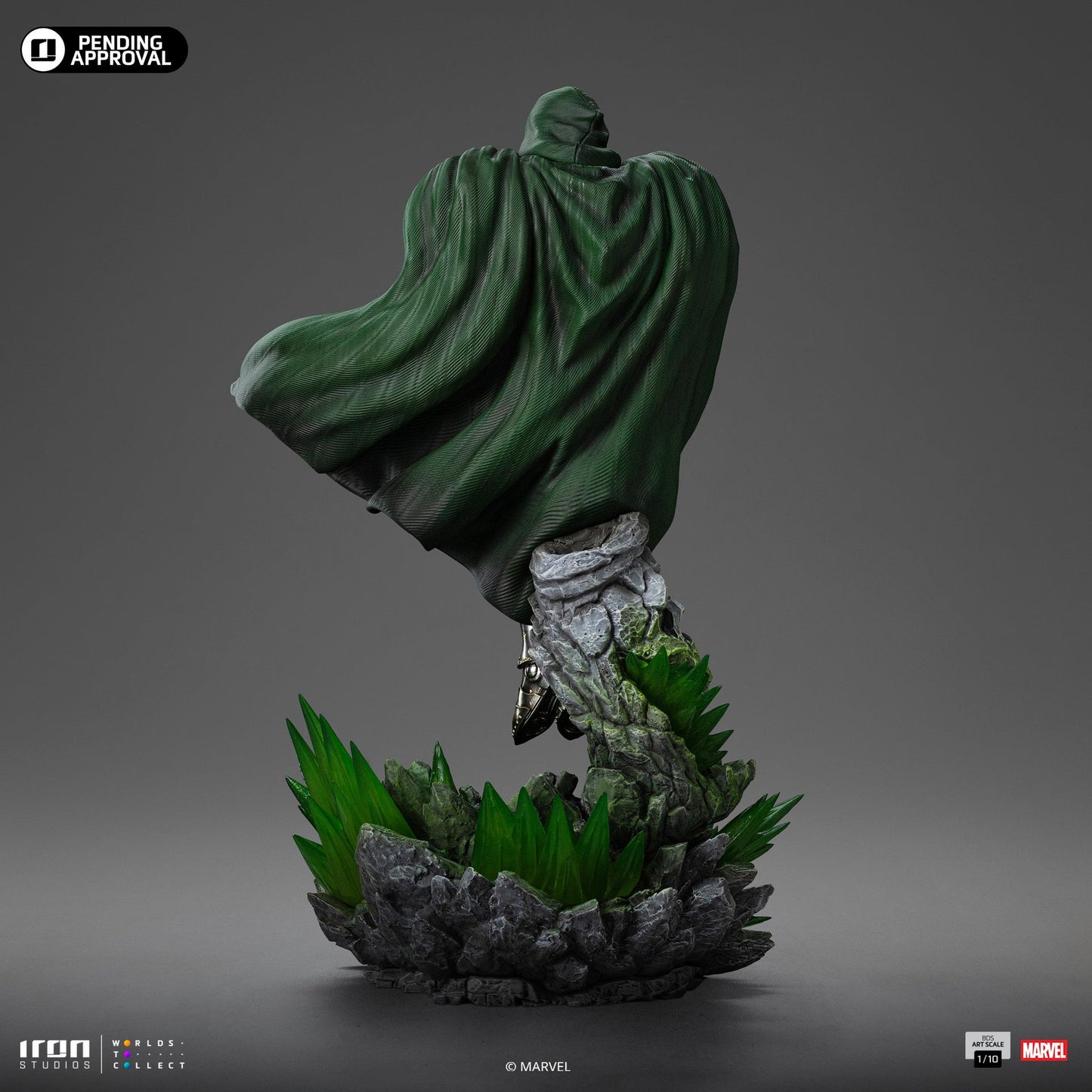 Statue Doctor Doom - Infinity Gauntlet Diorama - Art Scale 1/10 - Die Fantastischen Vier