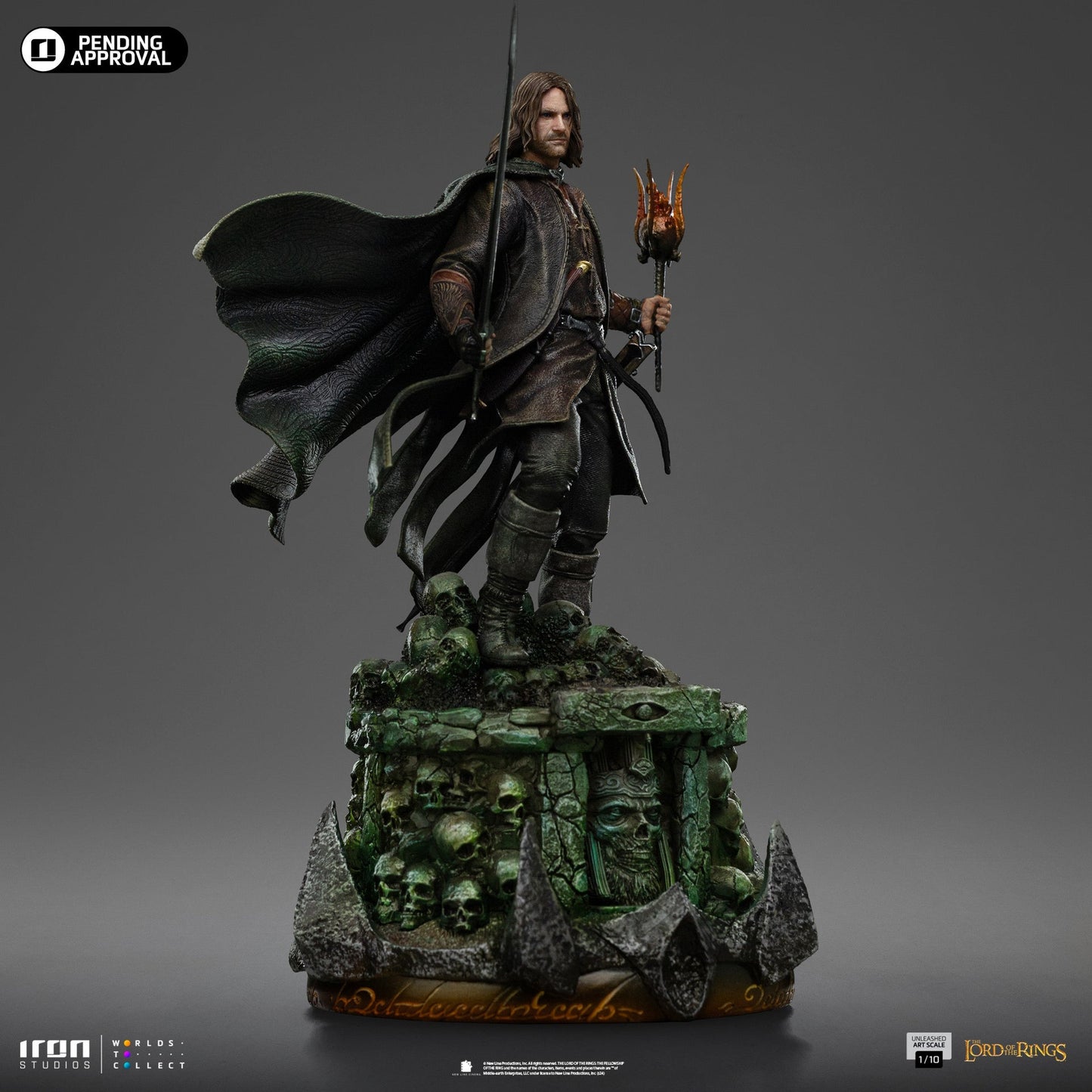 Statue Aragorn Entfesselt - Der Herr der Ringe - Art Scale 1/10