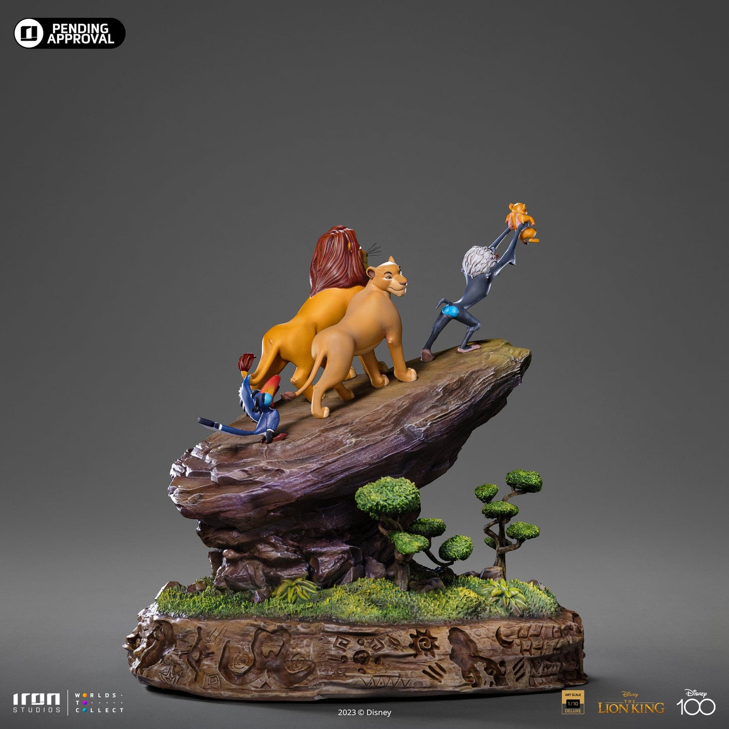 Statue Lion King Deluxe - Disney 100th - Der König der Löwen - Art Scale 1/10 - Disney Classics