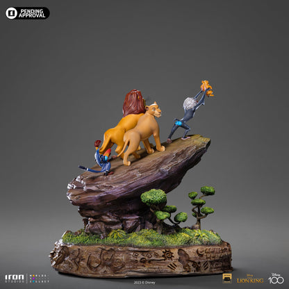 Statue Lion King Deluxe - Disney 100th - Der König der Löwen - Art Scale 1/10 - Disney Classics