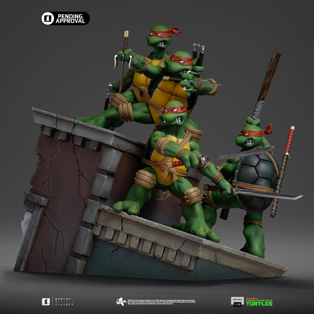 Statue TMNT 1st Cover Set - Teenage Mutant Ninja Turtles - Art Scale 1/10