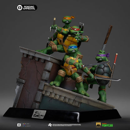 Statue TMNT 1st Cover Set (Signed Version) – Teenage Mutant Ninja Turtles – Art Scale 1/10
