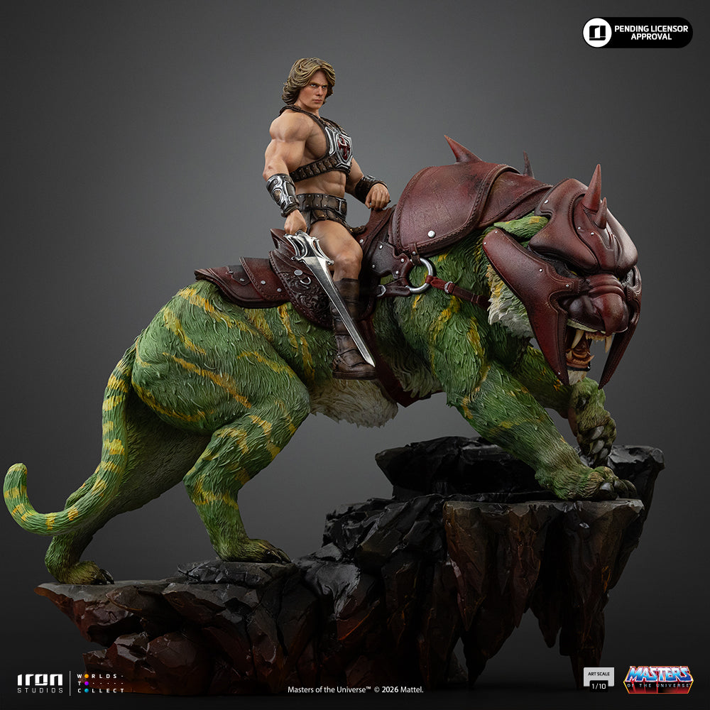 Statue He-Man and Battle Cat - Masters of the Universe Movie - Deluxe Art Scale 1/10