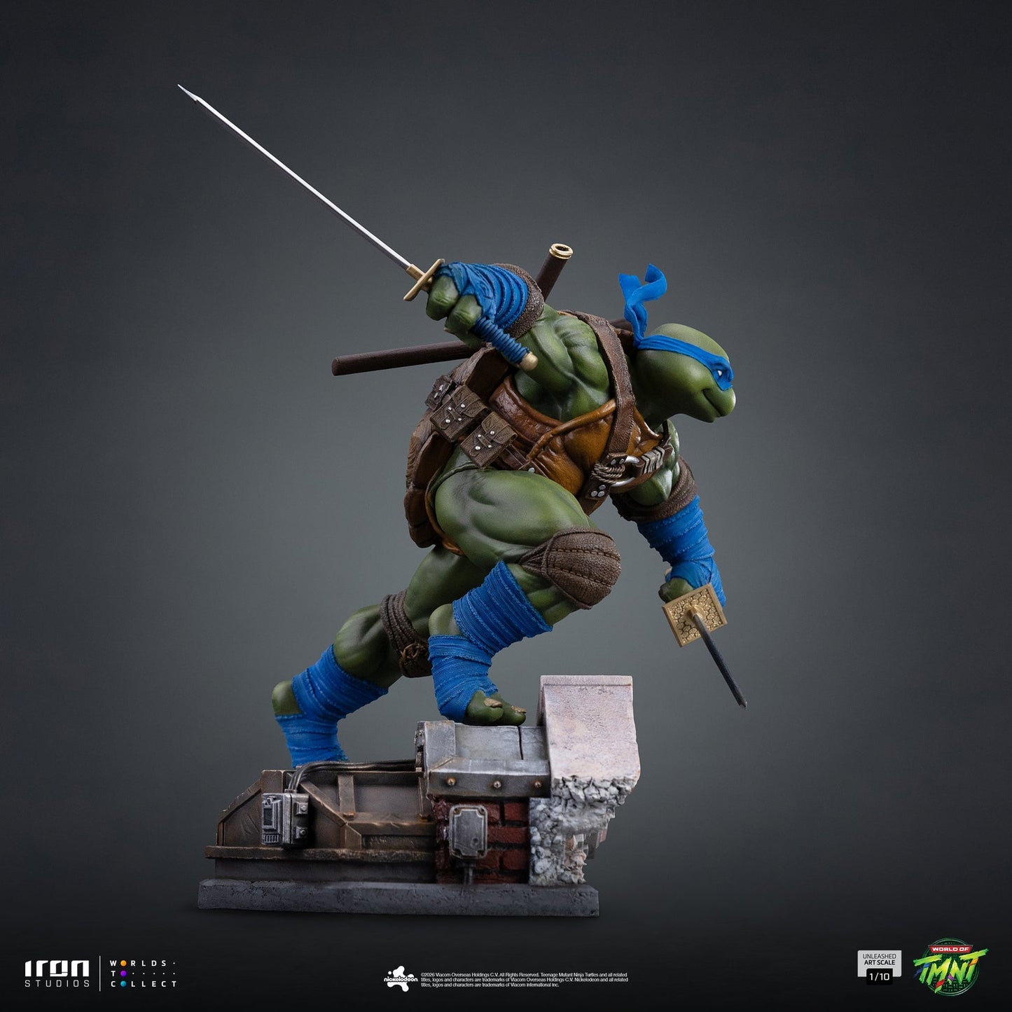 Statue Leonardo entfesselt - Teenage Mutant Ninja Turtles - Art Scale 1/10
