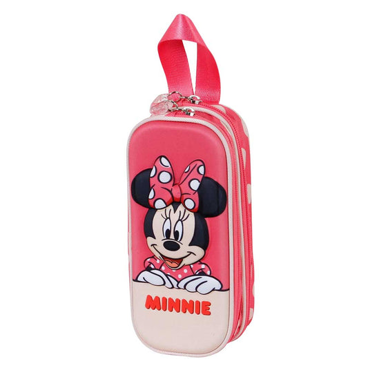 Trousse 3D Double Disney Minnie Mouse « Bobblehead »