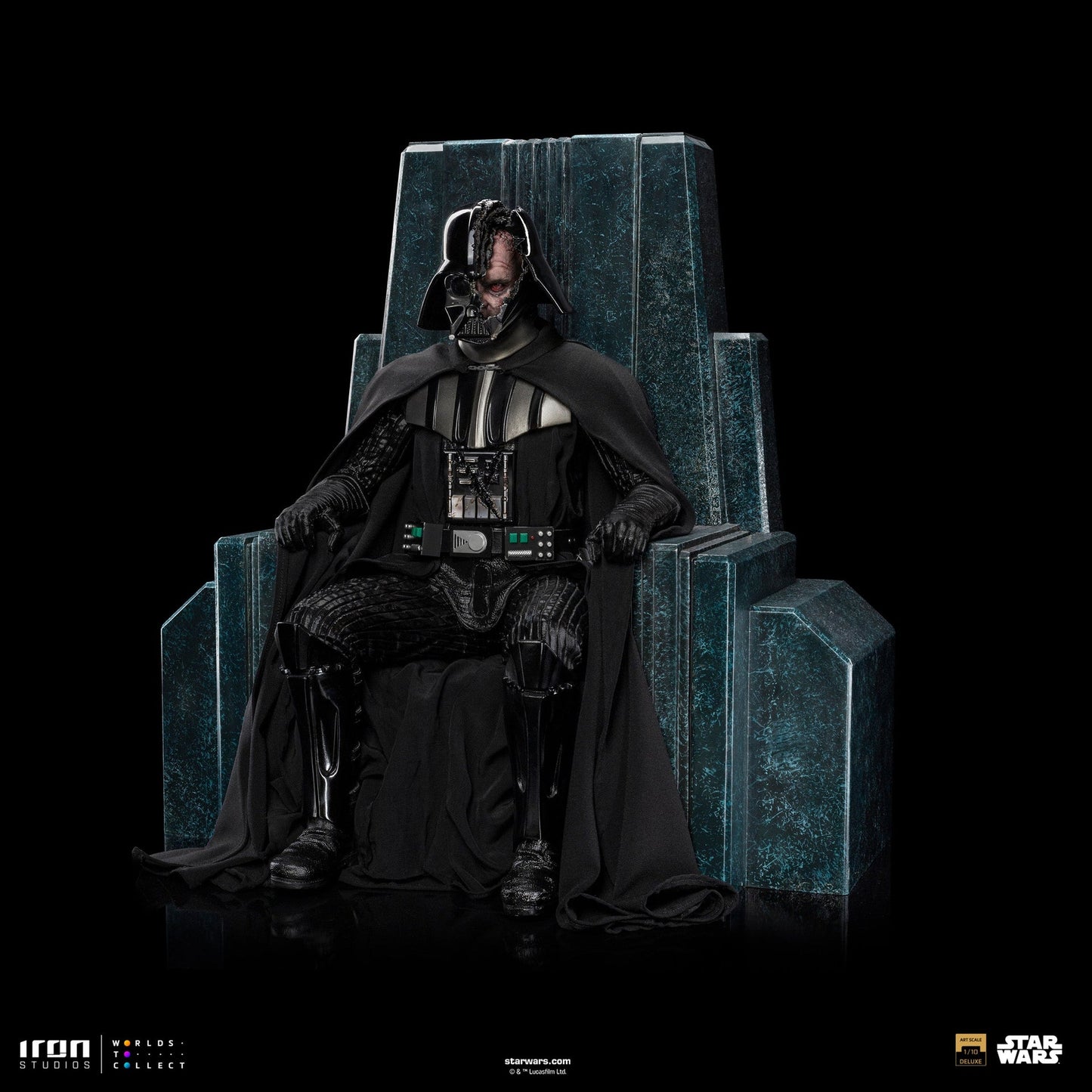 Statue Darth Vader auf Thron – Star Wars: Obi-Wan Kenobi Serie – Art Scale 1/10