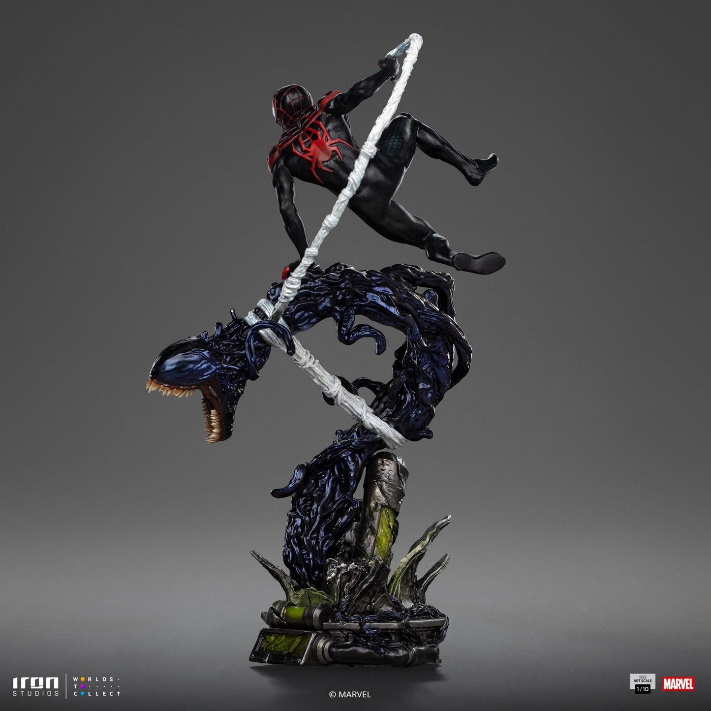Miles Morales Statue - Spider-Man vs Villains Diorama - BDS Art Scale 1/10 - Marvel Comics