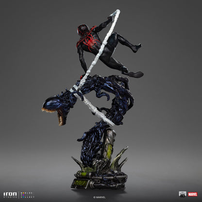 Miles Morales Statue - Spider-Man vs Villains Diorama - BDS Art Scale 1/10 - Marvel Comics