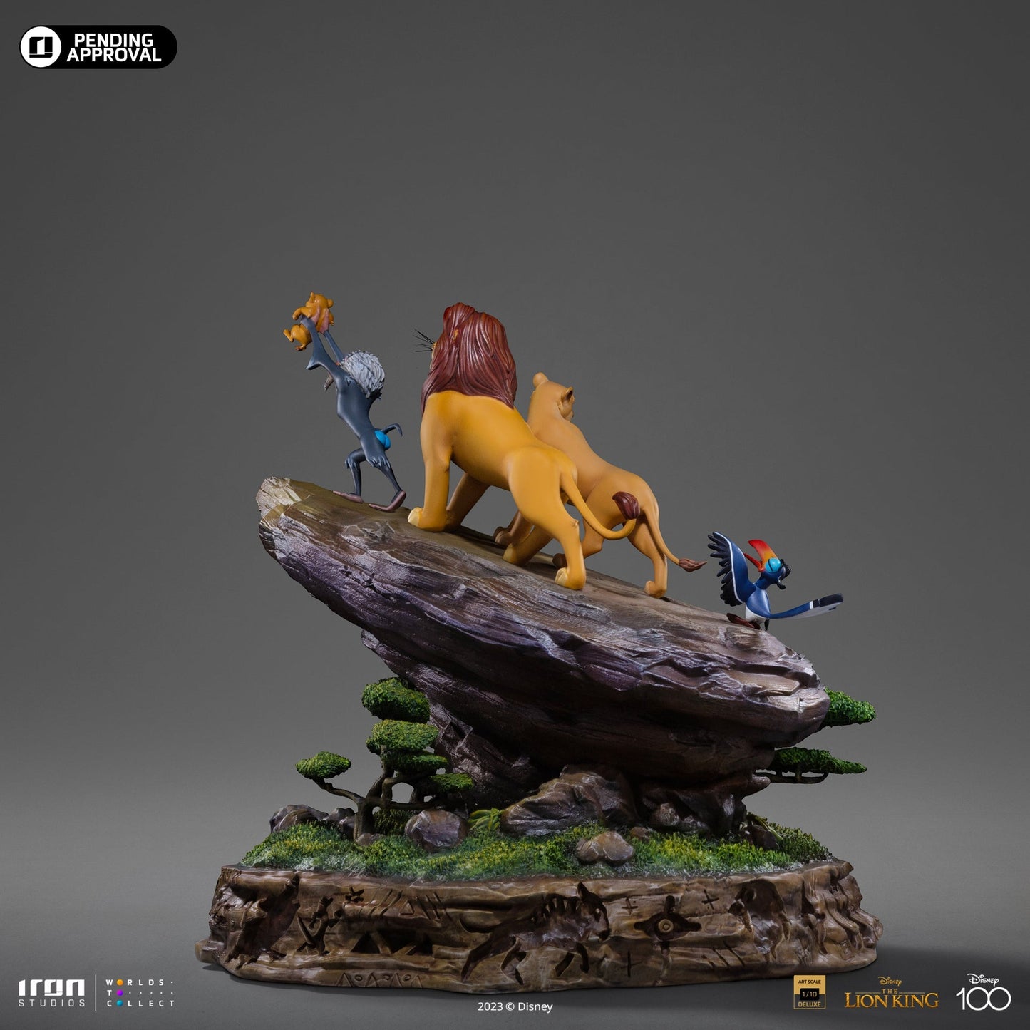 Statue Lion King Deluxe - Disney 100th - Der König der Löwen - Art Scale 1/10 - Disney Classics