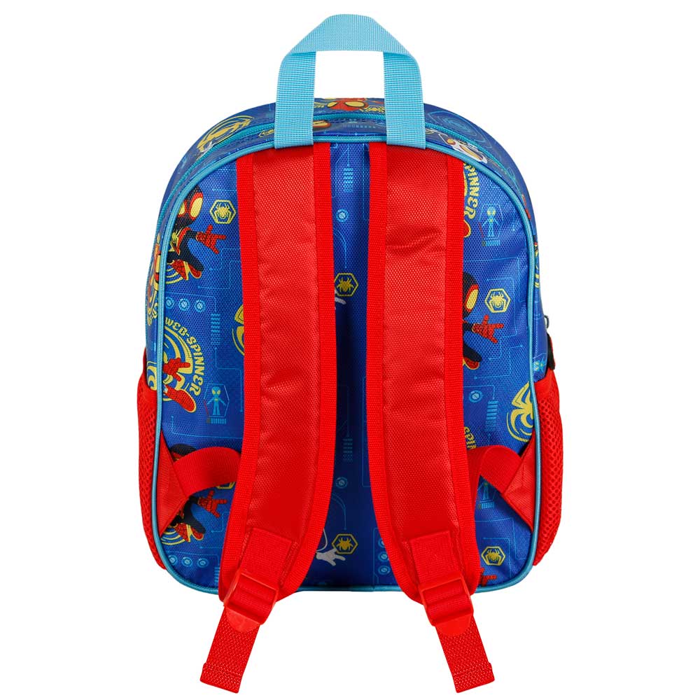 Kleiner blauer 3D-Marvel-Rucksack – Spider-Man-Spinner