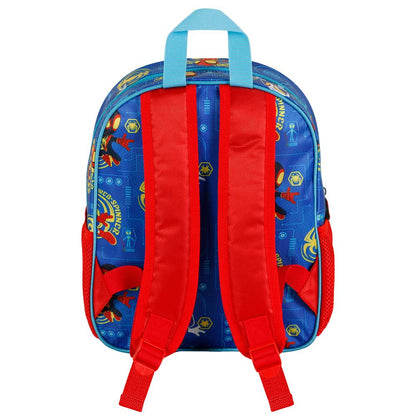 Kleiner blauer 3D-Marvel-Rucksack – Spider-Man-Spinner