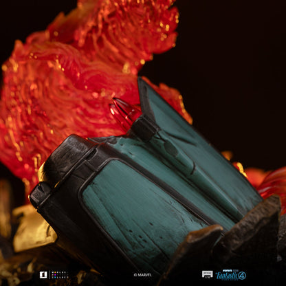 Statue Human Torch (Blue Suit Variant) - Fantastic Four - Art Scale 1/10 - Die Fantastischen Vier