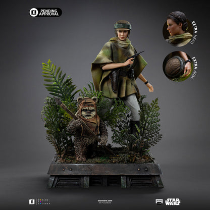 Statue Leia und Wicket – Star Wars Episode VI – Art Scale 1/10