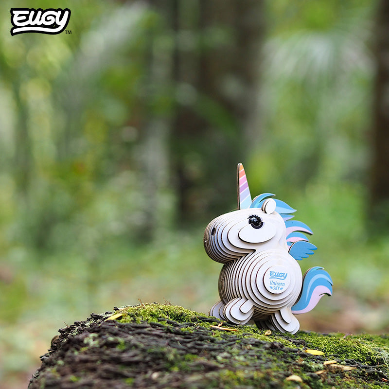 Maquette 3D EUGY 069 Licorne Ciel – mise en scène