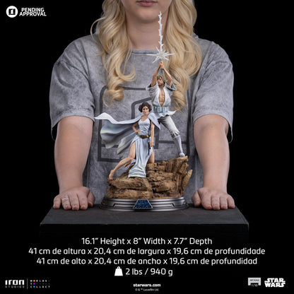 Statue Luke und Leia - Star Wars - Art Scale 1/10